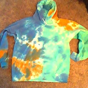 Tye Dye Artist Union unisex Adult large hoody NWOT